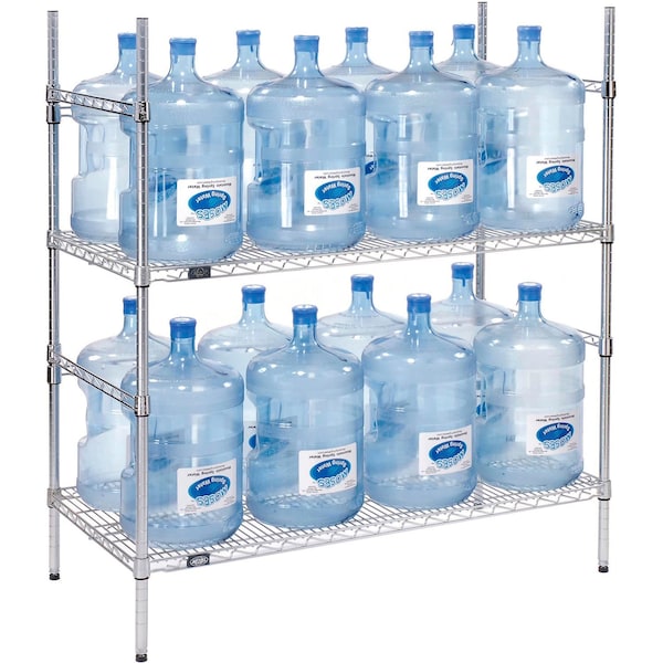 Nexel 5 Gallon Water Bottle Storage Rack, 16 Bottle Capacity 797087 - main